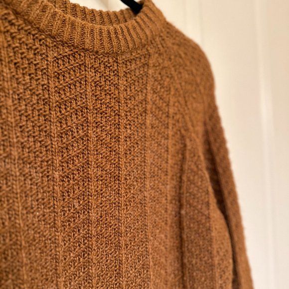 H&M Chevron Sweater (Brown - Size XS) - Picture 1 of 5